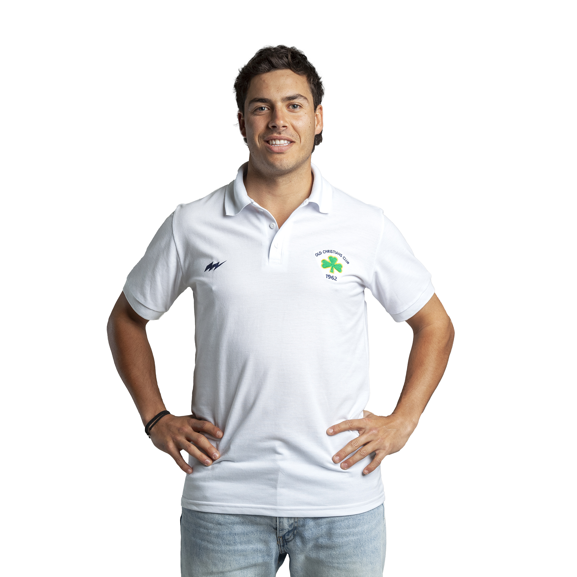 Remera Polo Hombre Blanca