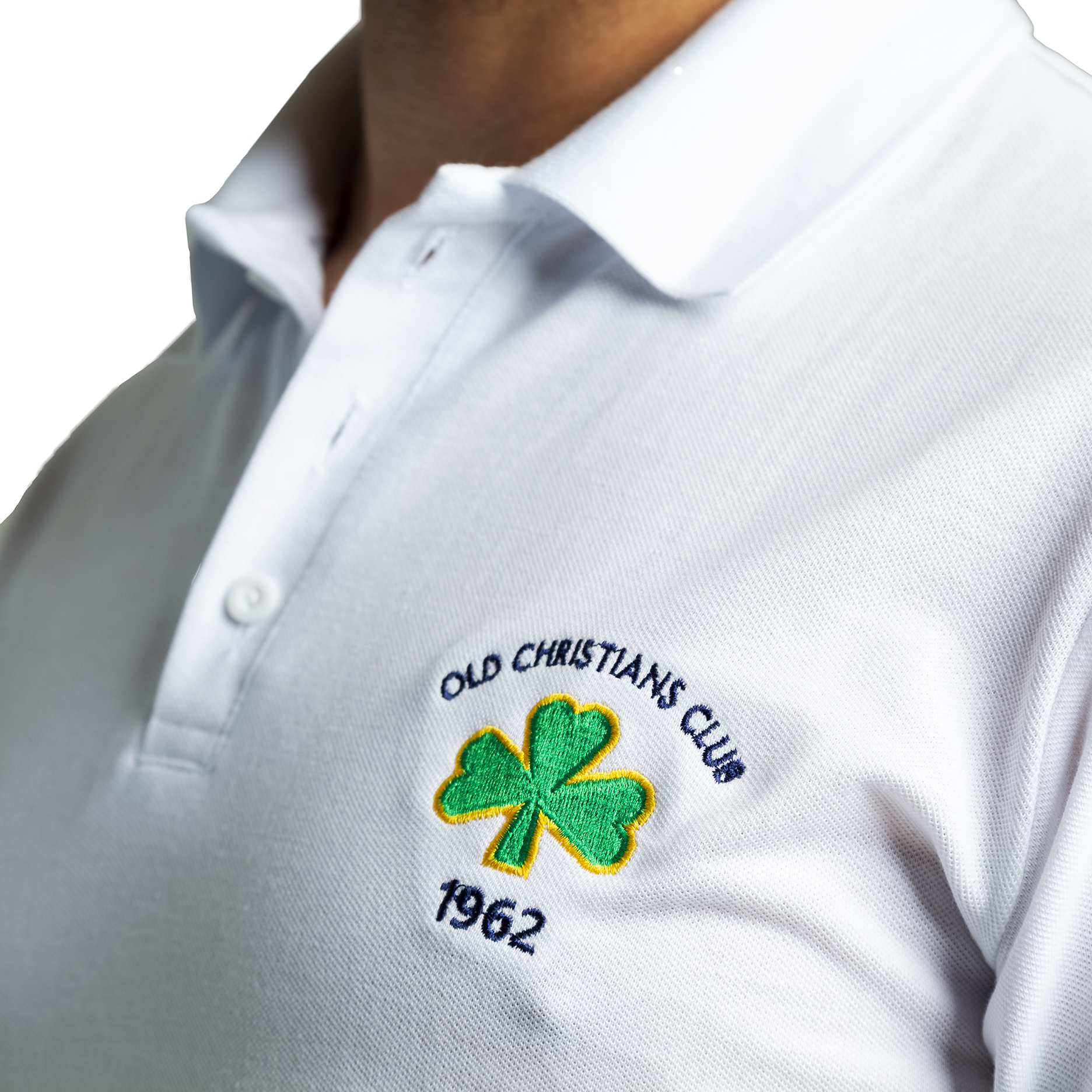 Remera Polo Hombre Blanca - Imagen 4