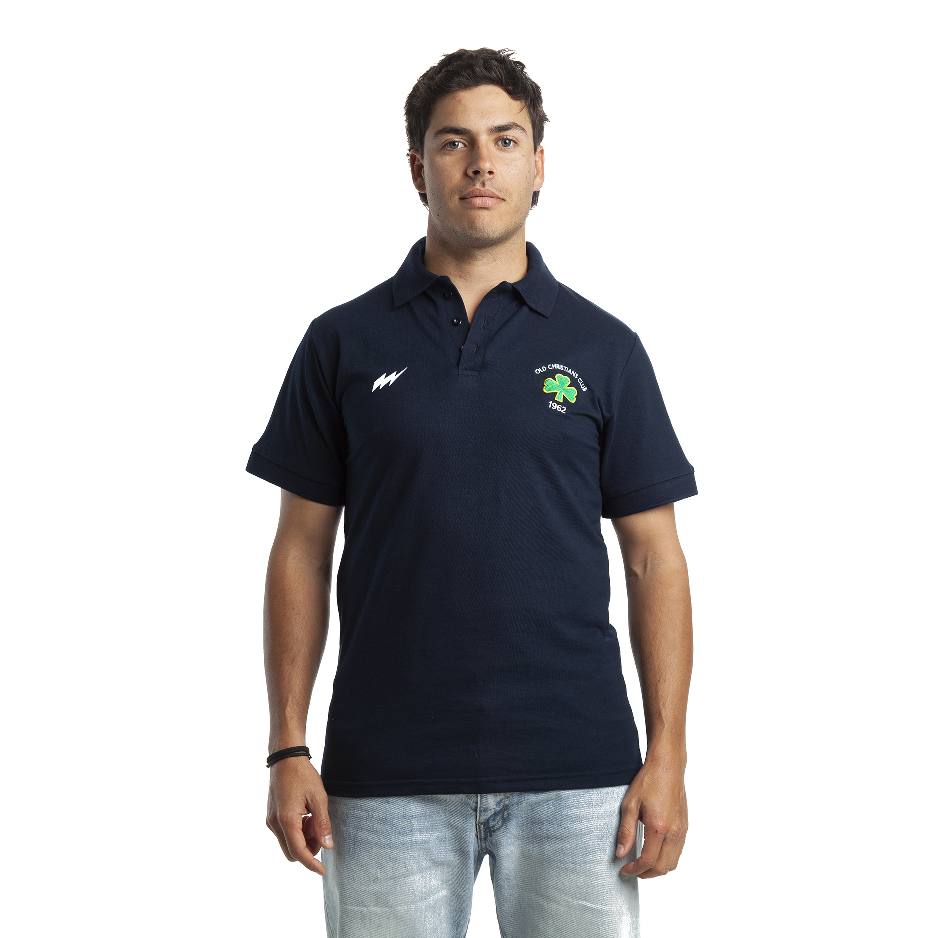 Remera Polo Hombre Azul